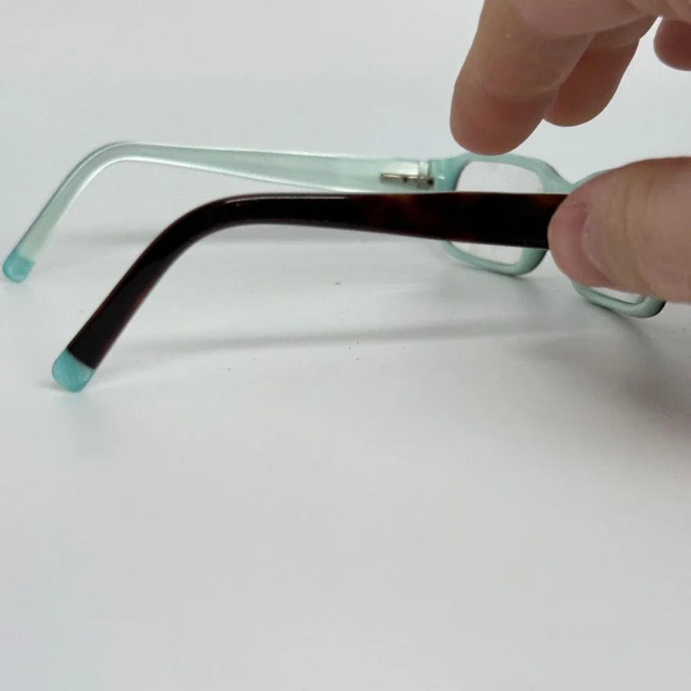 DKNY DY 4585-B 3388‎ Tortoise Blue Eyeglasses Frames 52-17-135 Rectangular 21654